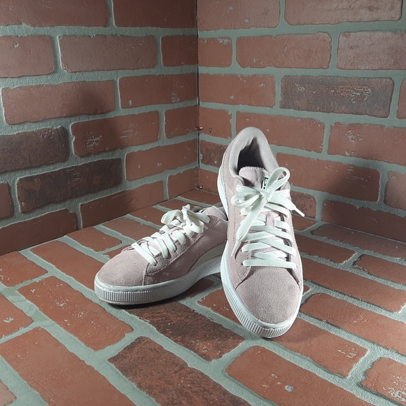 LIGHT "NUDE" PINK PUMA SUEDE - Picture 6 of 8